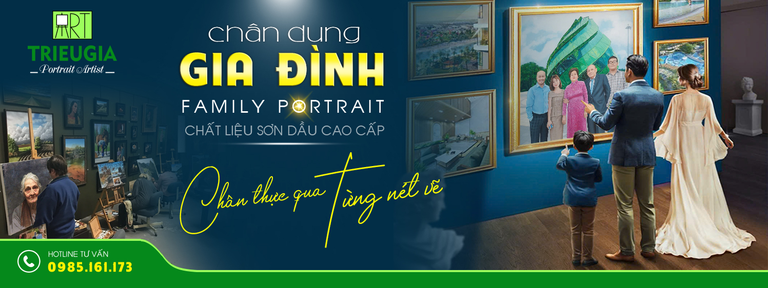 TRANH CHÂN DUNG GIA ĐÌNH Banner