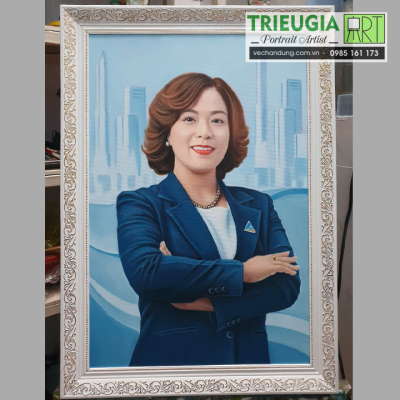 TRANH VẼ CHÂN DUNG 12